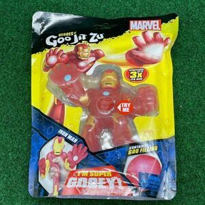 Marvel Heroes Of Goo Jit Zu Red Gold Iron Man I M Super Gooey Action Figure